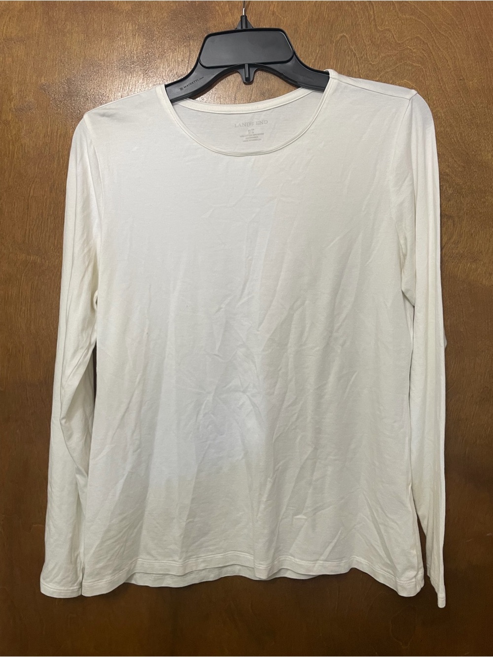 Lands' End Soft Crewneck Tee - Off White
